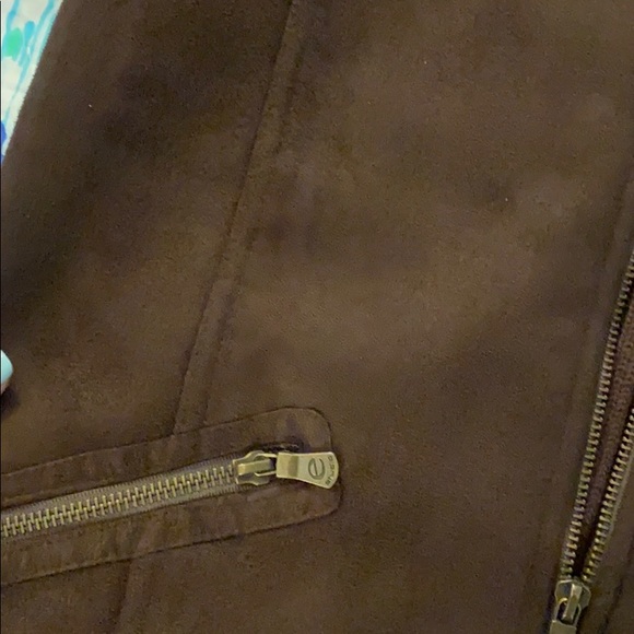 EUC E Studio vintage chocolate brown jacket - Picture 3 of 6